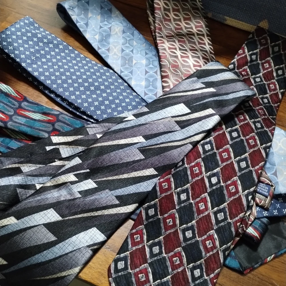 13 Men's Patterned Ties Set - Multicolor - Picture 5 of 5